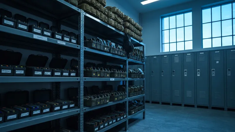 Stocker les batteries des répliques AEG